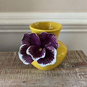 Anthropologie Pansy Vase Like New